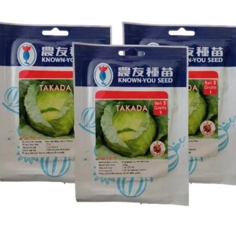Takada 10 Gram Benih Kubis Takada 10 Gram Known You Seed - Biji Kol