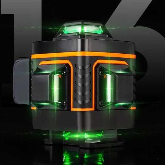 Cross Laser 16Line Self Leveling Laser 3D Waterpass Remote Waterproof