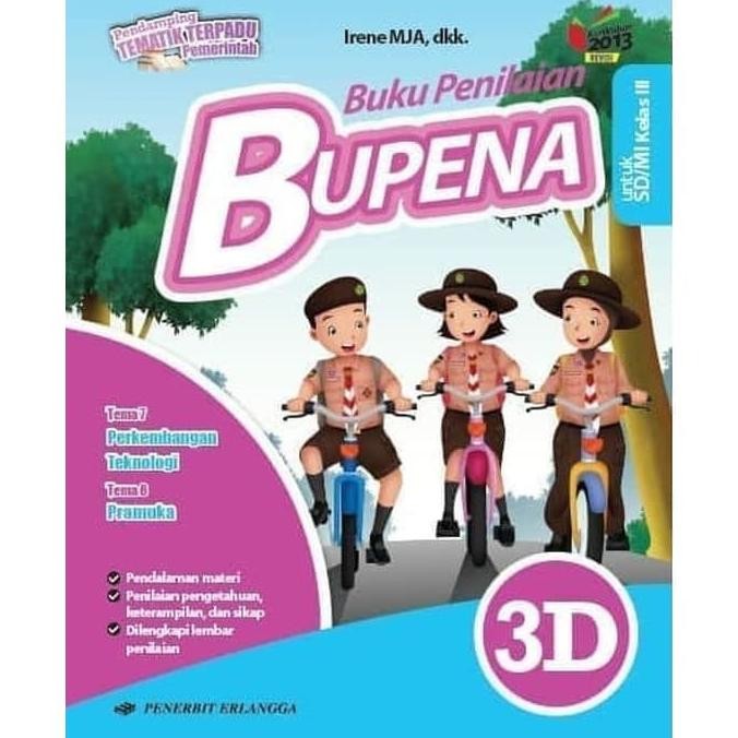 

BEST SELLER ORIGINAL PAKET BUPENA 3C & 3D UNTUK SD MI K13N - ERLANGGA