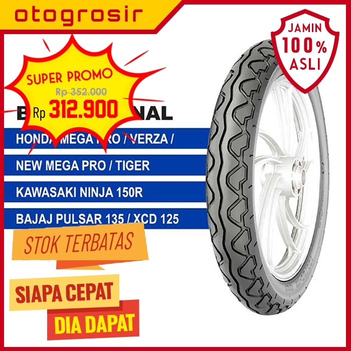 IRC-Ban Luar TubeType (TT) 100/90-17 Ring 17 NR25 / NR 25 IRC