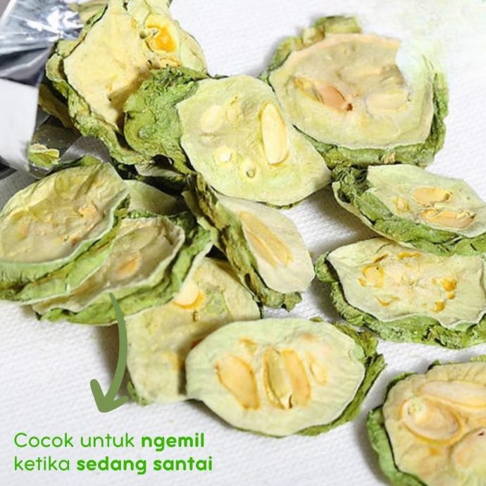 

BIG SALE KERIPIK PARE CRISPY FREEZE DRIED BITTER MELON CAMILAN DIET SEHAT ENAK !!!!!