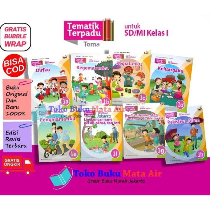 

PAKET TEMATIK TERPADU 1 TAHUN SD/MI KELAS I - IRENE ERLANGGA K13N