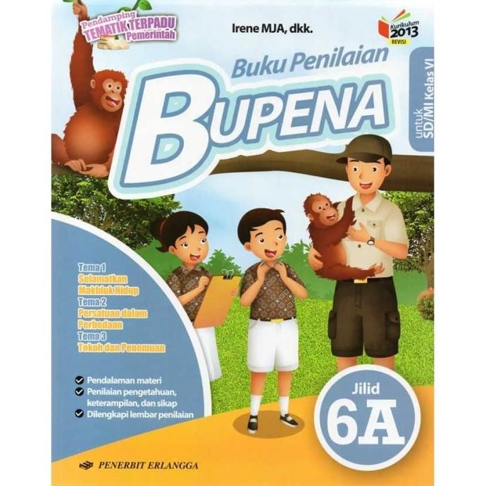 

BEST SELLER PAKET BUPENA 6A & 6B UNTUK SD MI K13N - ERLANGGA