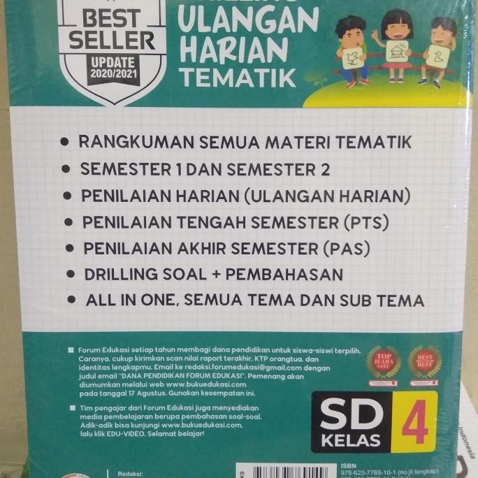 

BEST SELLER BUKU DRILLING ULANGAN HARIAN TEMATIK SD kelas 4