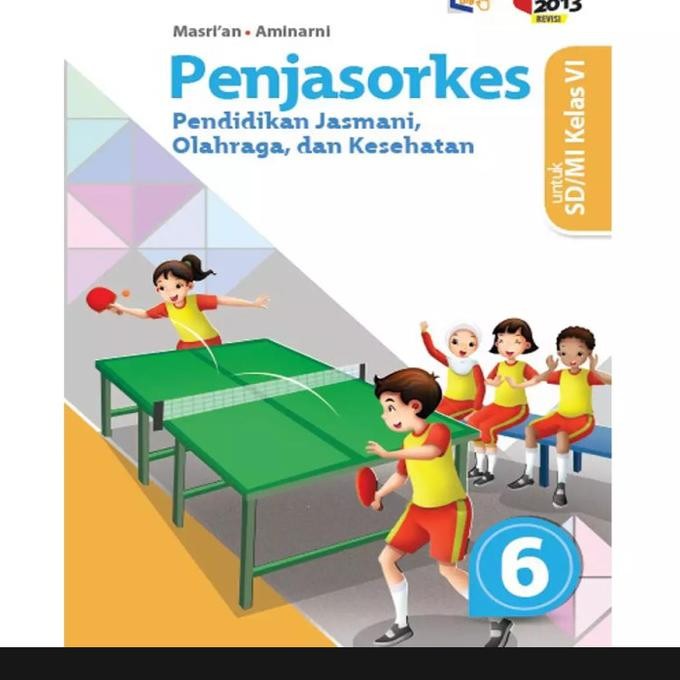 

buku teks penjasorkes k13 erlangga kelas 6 edisi revisi terbaru