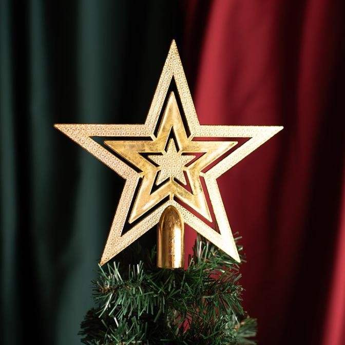 

Sale! Dekorasi Aksesoris Bintang Pohon Natal