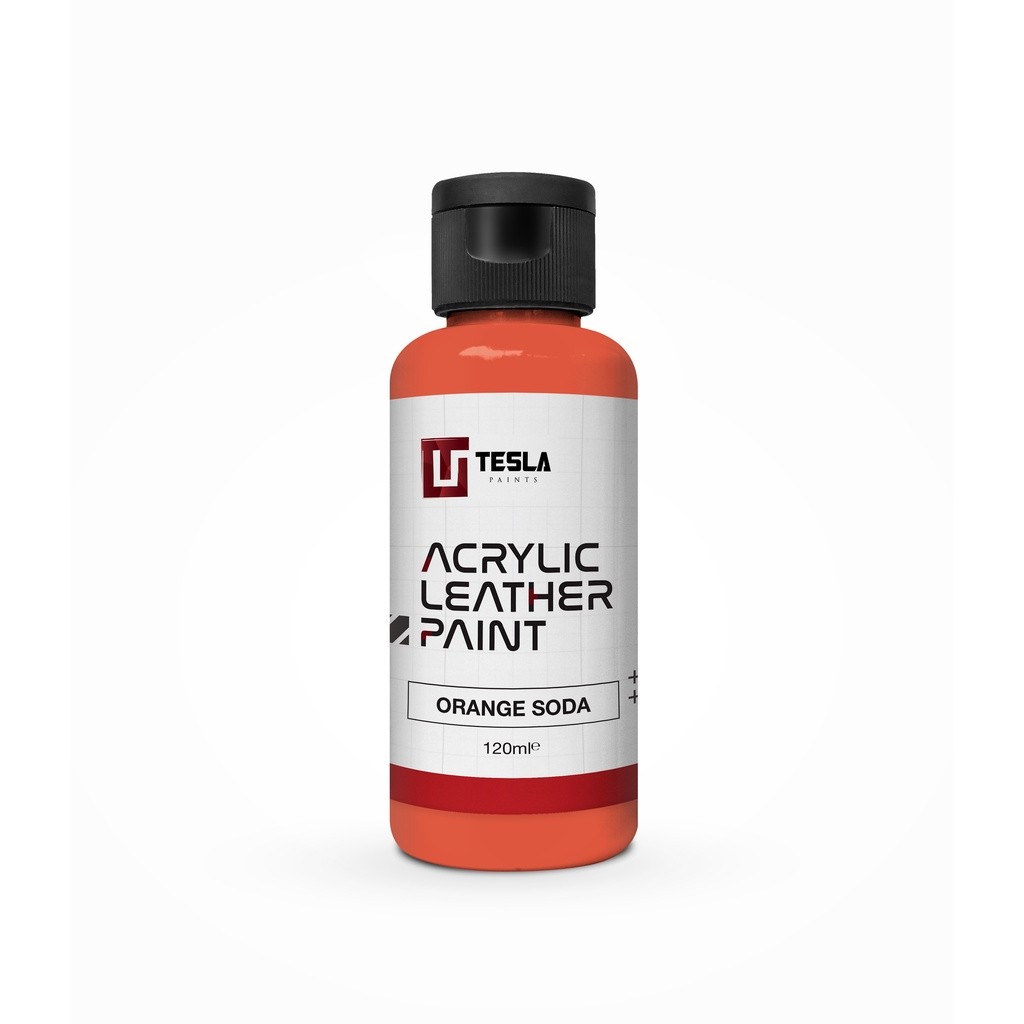 

ACRYLIC LEATHER PAINT - 120ML - ORANGE SODA