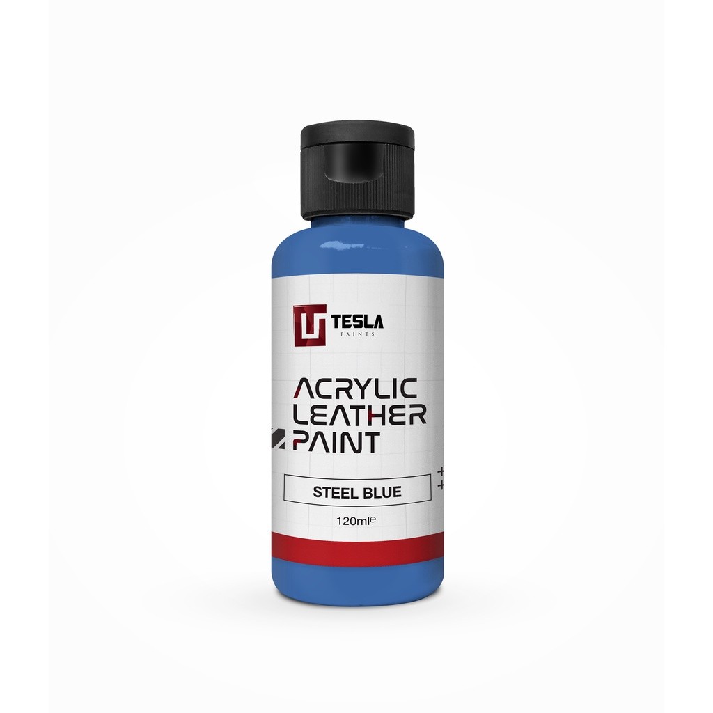 

ACRYLIC LEATHER PAINT - 120ML - STEEL BLUE