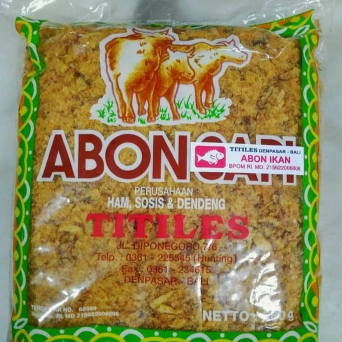 Abon Ikan Titiles Khas Bali 500Gram