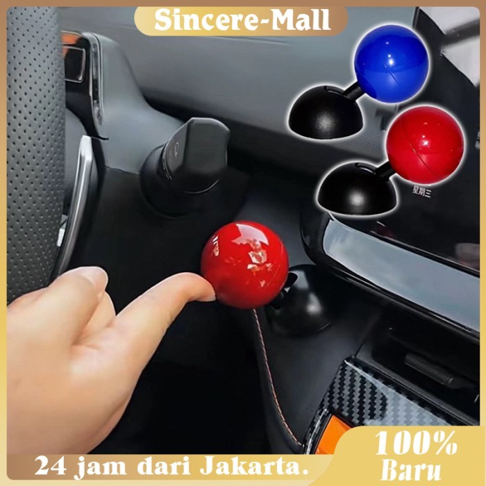 Tombol Starter Mobil Universal Button Cover Tuas Starter Mobil Engine Start Stop Mobil