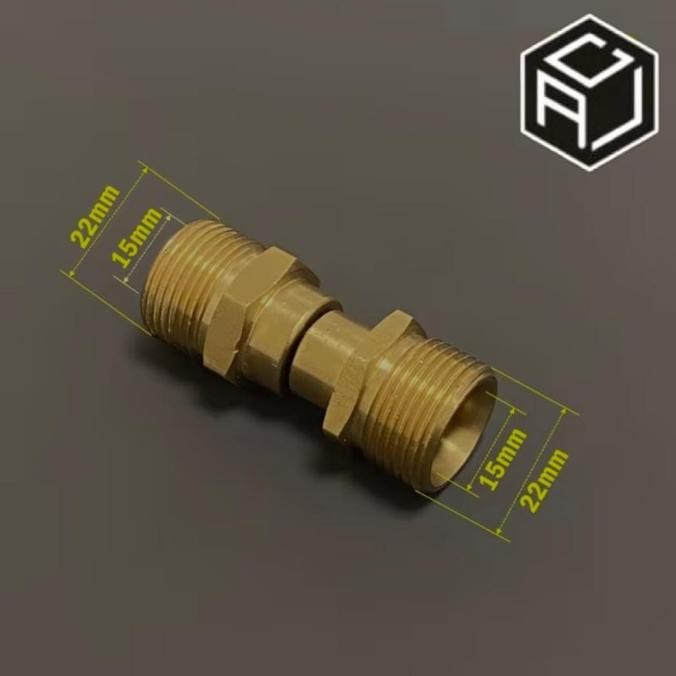 

NEPEL SAMBUNGAN ANTI LILIT M22 X M22 - ADAPTOR PENYAMBUNG SELANG JET CLEANER SIAP KIRIM