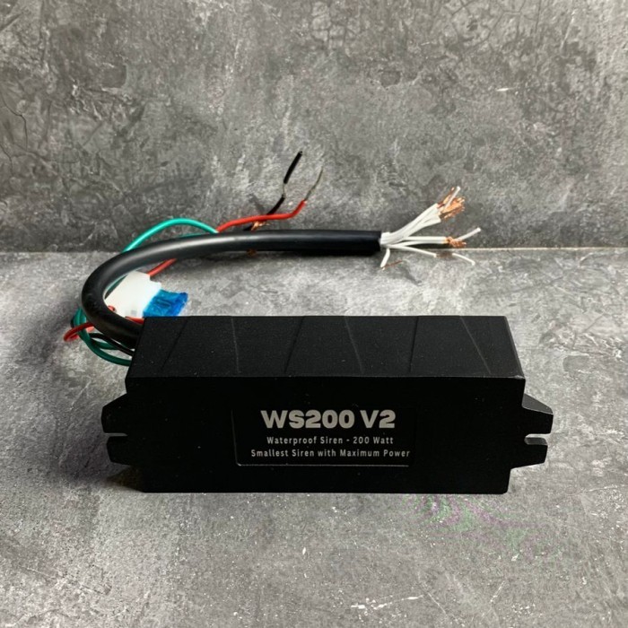 Ws200 Waterproof Siren Switch 200 Watt Sirine Motor Alternatif Wpa Wpm