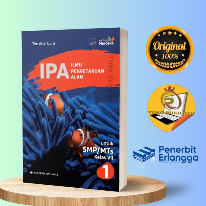 

Buku IPA Kelas 1/7/VII SMP ( Revisi ) Kurikulum Merdeka Erlangga