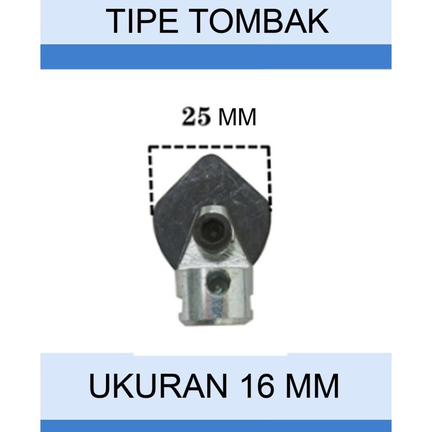 

DRAIN CLEANER HEAD CUTTER 16MM TIPE TOMBAK SIAP KIRIM