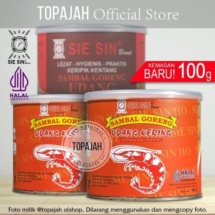 

TERBARU KERIPIK KENTANG SAMBAL GORENG UDANG SIE SIN MINI CAN 100GR HALAL !!!!!