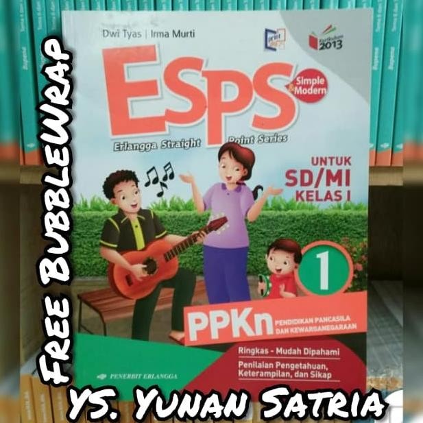 

Buku ESPS PKN kelas 1 SD kurikulum 2013