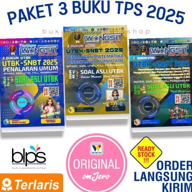 

Buku Wangsit OM Jero UTBK SNBT Paket TPS 2025 / Buku Wangsit 2025