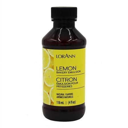 

LorAnn Lemon Natural Bakery emulsion 4oz 118ml extract flavour essence