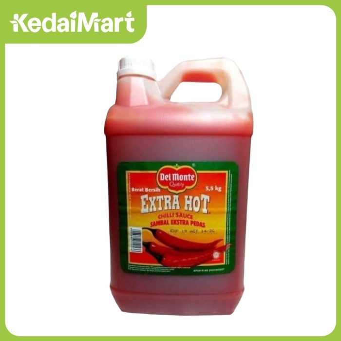 

Saos Sambal Extra Hot Delmonte Jerigen 5,7 Kg