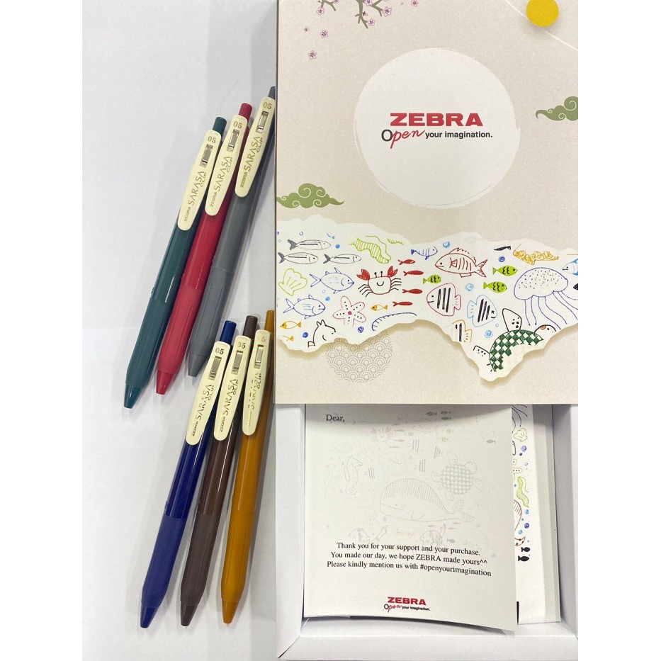 

Zebra Sarasa Vintage 0.5 Set 5