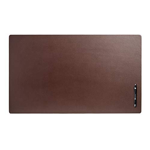 

Dacasso Classic Leather Mat Desk pad, 34 x 20, Chocolate Brown
