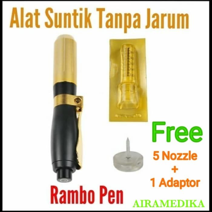 

Alat Suntik Bius Tanpa Jarum New Rambo Pen/Thesera/Cannon/ANS Jet 1