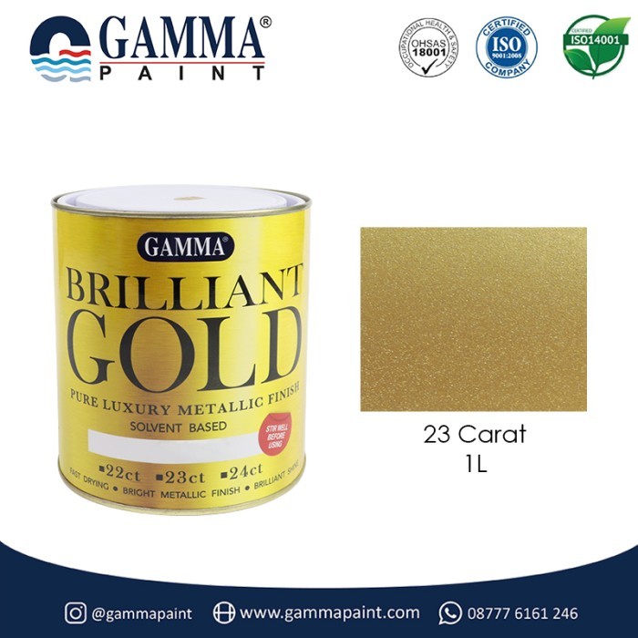 

Brilliant Gold - 23 Carat - Cat Metalik 1L