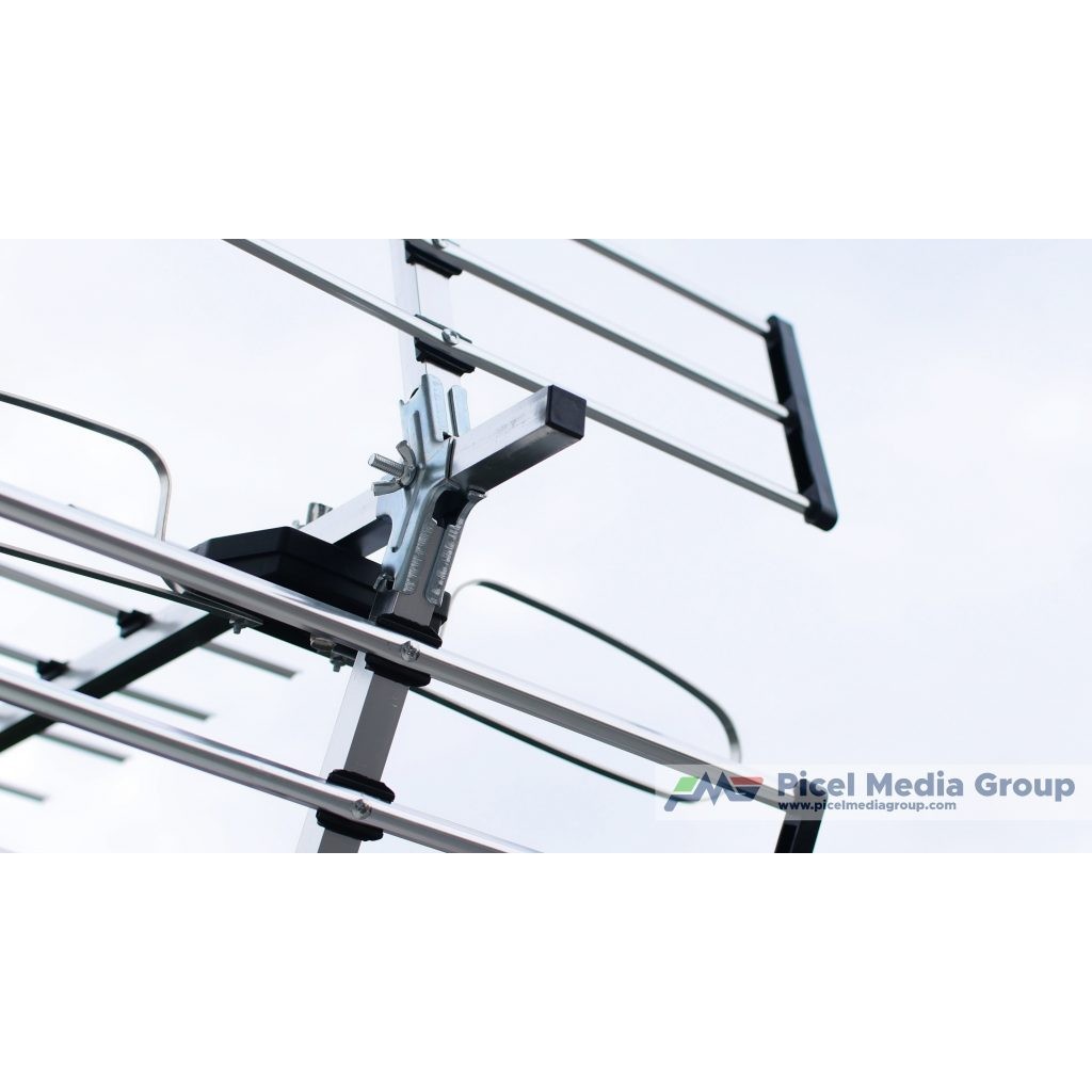 [Untuk STB & TV Digital] Antena Luar TV Outdoor Digital Intra Zeus 150 cm Free Kabel 13 Meter