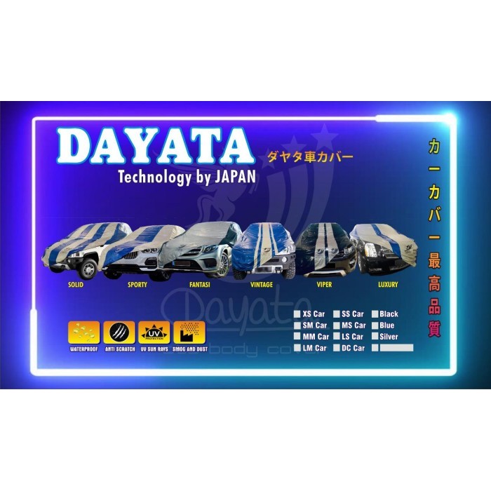 Body Cover Mobil Premium Dayata Avanza Xenia Sigra Calya Ertiga Murah