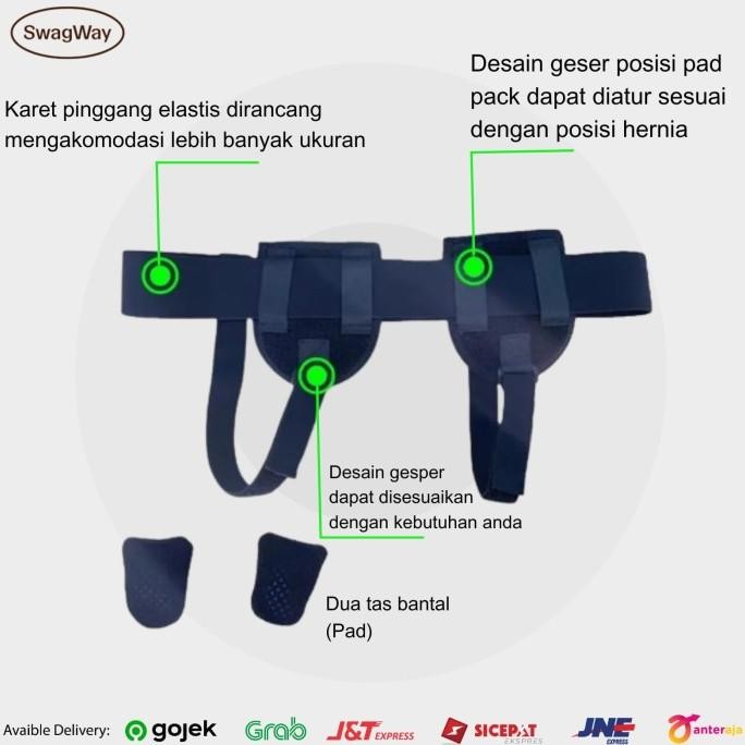 Sabuk Celana Dalam Terapi Hernia Obat Turun Berok CD Supporter Pants