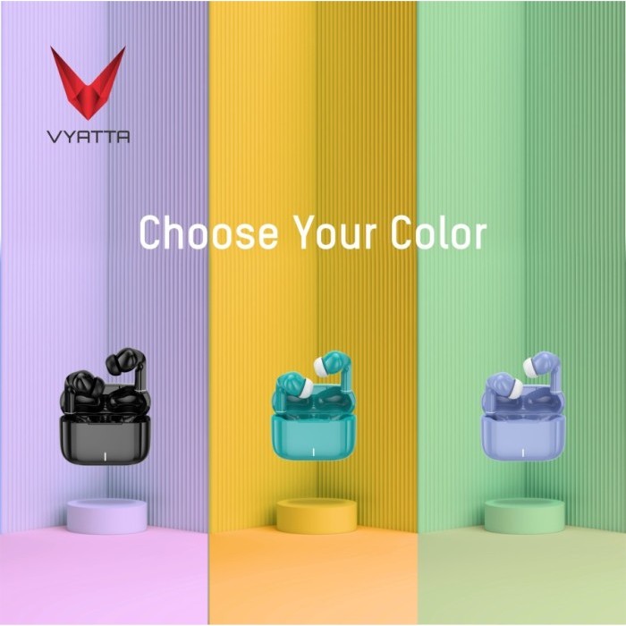 BISA GROSIR VYATTA Airboom Nano X TWS Bluetooth Headset Earphone Gaming Mode