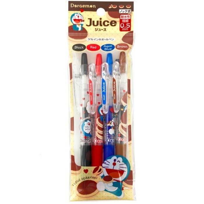 

Pilot Juice Showa Note Doraemon Dorayaki Set 0.38 0.5 Limited Edition