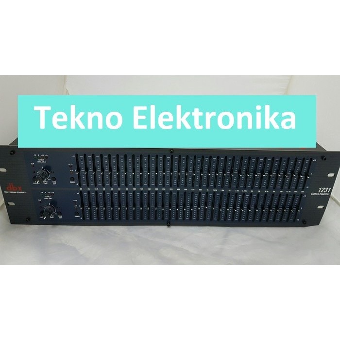 Equalizer Dbx 1231 Macro Audio Efek Vokal New