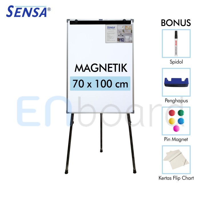 

Flip Chart / Flipchart / Papan Presentasi Sensa 70 x 100 cm