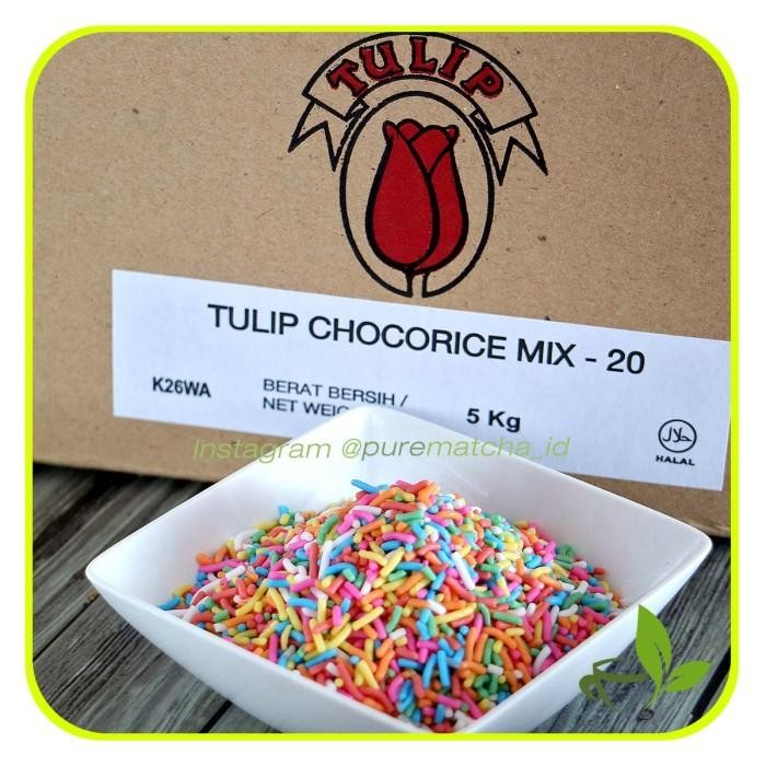 

Tulip Meises Coklat Warna Warni Chocorice Mix Hiasan Cupcakes 1Kg