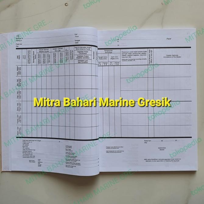 

Buku Jurnal Dek / Deck Log Book