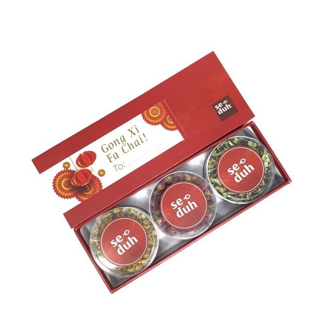 

''Terlaris" Chinese New Year Hamper Gi Set / Hampers Imlek Set A - Seduh Tisane Murah