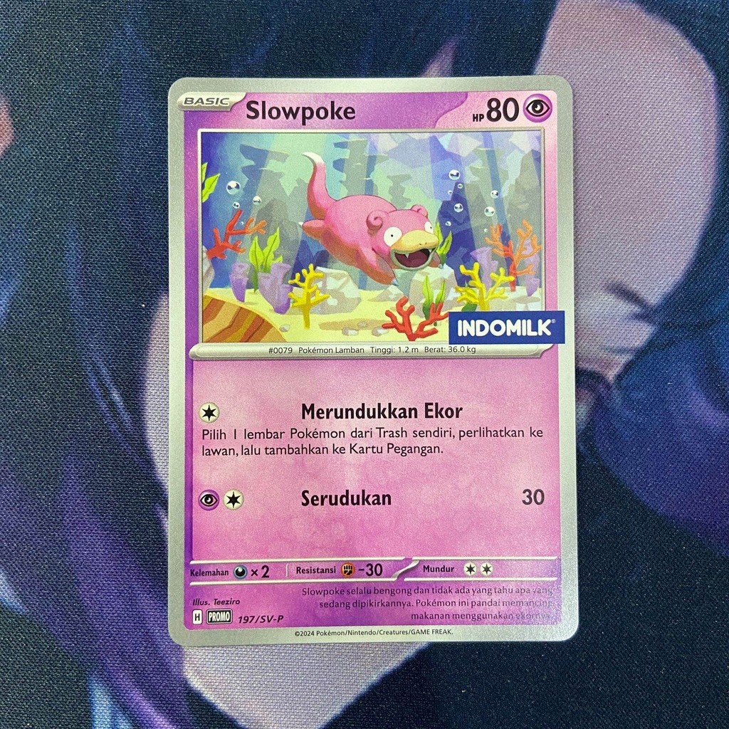 pokemon (ID) slowpoke indomilk - PROMO 197/SV-P - NO FOIL