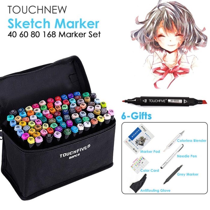 

Spidol Dual Side Fine Art Marker 30 Color