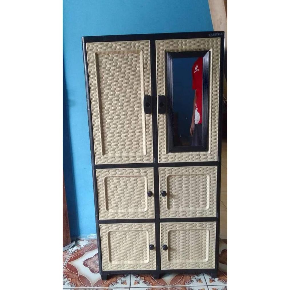 Lemari Plastik Clicks T2 Susun 4 PS Rak Serbaguna Tabita