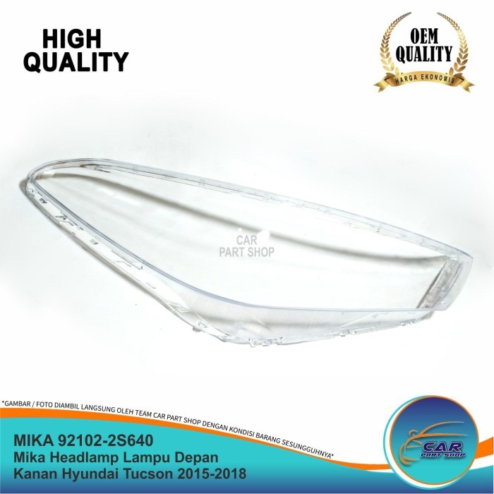 Mika Headlamp Lampu Kepala Depan Kanan Hyundai Tucson 2015-2018