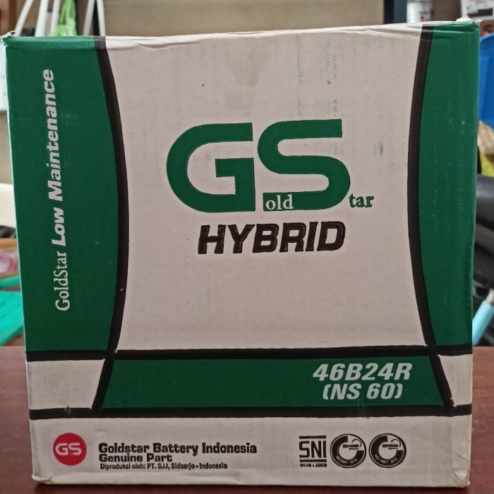 Aki Hybrid Avanza/ Gs Hybrid Ns60 Goldstar/ 12V45Ah/ Aki Xenia Rush