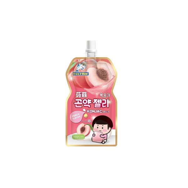 

CAPTAIN DOLPHIN KONJAC JELLY PEACH 130 GR