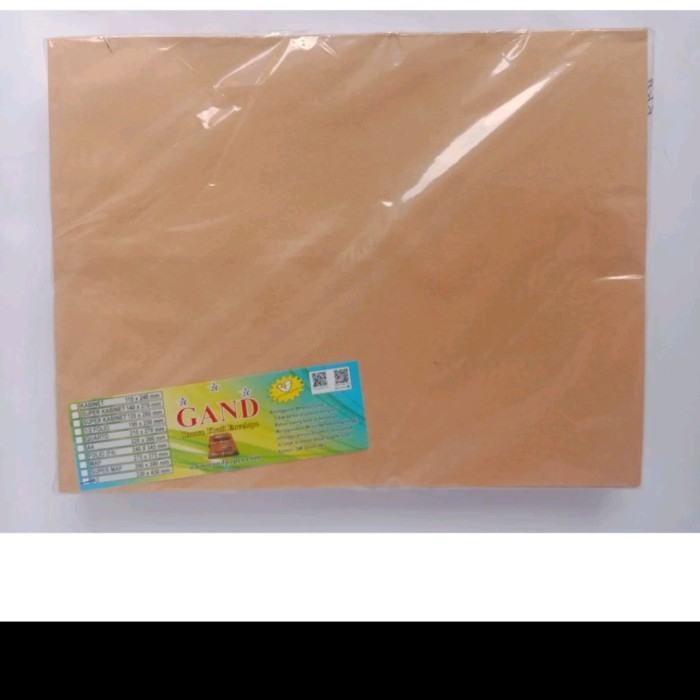 

Sale Amplop Coklat A3 Gand 80 Gr (100 Lembar)