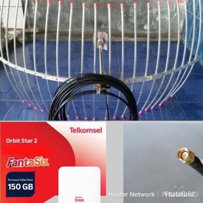 Paket antena huawei b312 modem wifi home router telkomsel orbit star 2