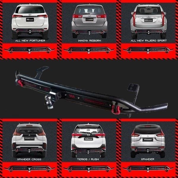 Atwc- Towing Bar Belakang Model Cobra Sevencode Untuk Toyota Rush Avanza Innova Fortuner Ertiga Xl7 