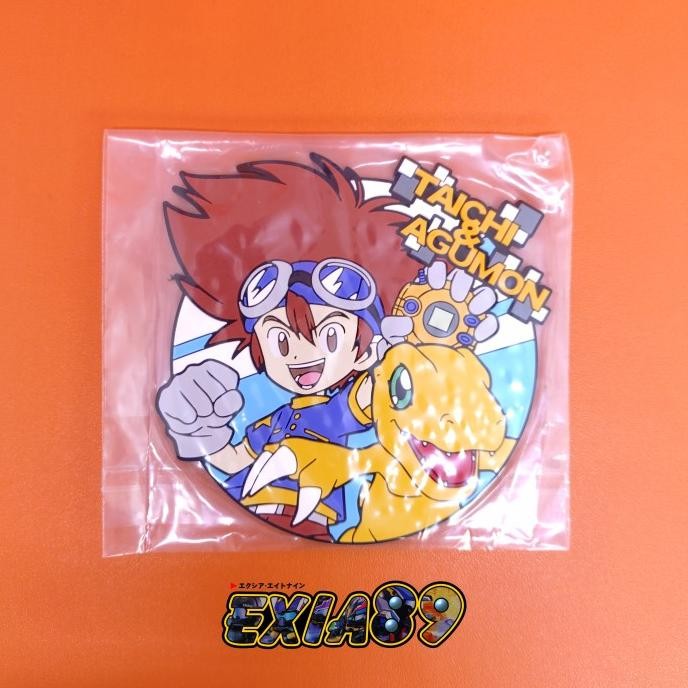 ICHIBAN KUJI DIGIMON RUBBER COLLECTION - COASTER TAICHI & AGUMON BANDAI