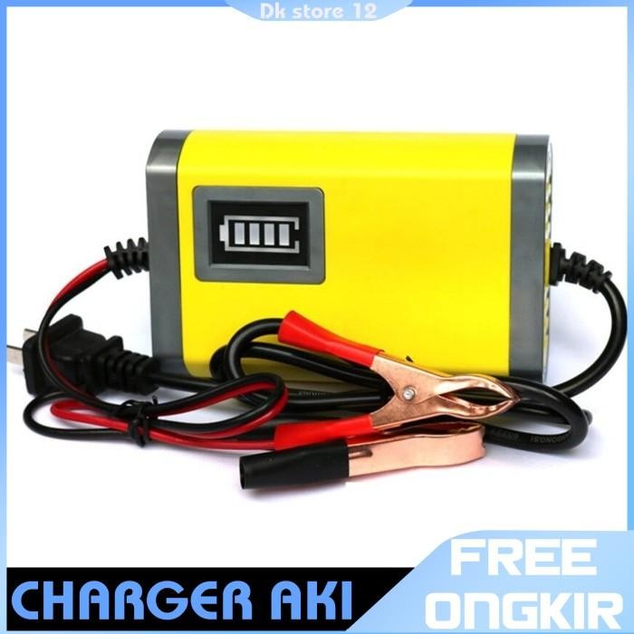 Charger Aki Cas Aki Otomatis / Charger Accu, Charger Aki Mobil 2A Mura