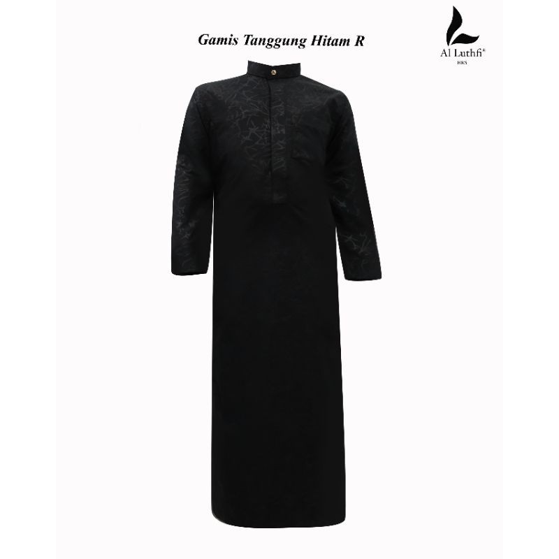 Jubah Tanggung Hitam AL Luthfi