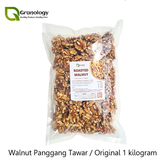

Kacang Walnut Oven / Roasted Walnut (1 kilogram) by Granology GRATIS ONGKIR